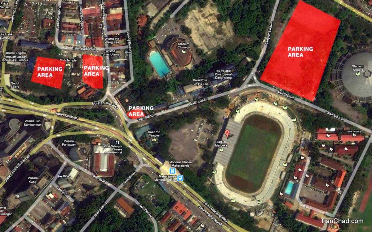 Kart stadionu Негара