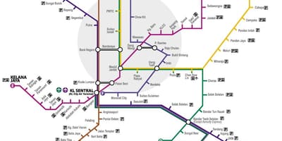 Malayziya yeni ЛРТ marşrut xəritəsi