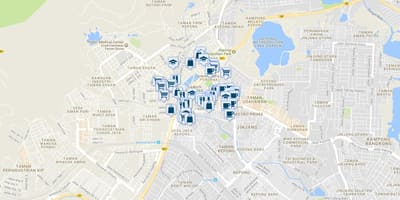 Кепонг Kuala Lumpur xəritə