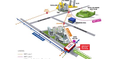 Jelatek LRT stansiyası xəritə