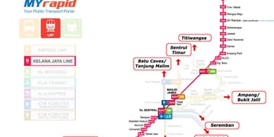 Путра LRT xəritəsi