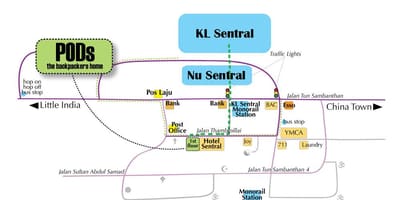 Avtovağzal Kuala Lumpur xəritə