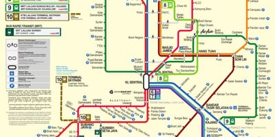 Kuala Lumpur MRT kartı