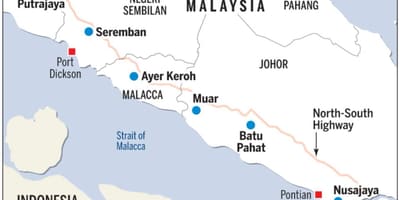 Böyük Kuala Lumpur xəritə