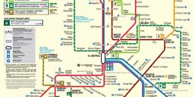 Kuala Lumpur metro xəritəsi