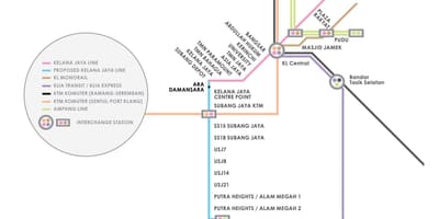 Ампанг park LRT stansiyası xəritə