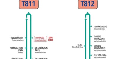 Pulsuz Kuala Lumpur avtobus xəritə